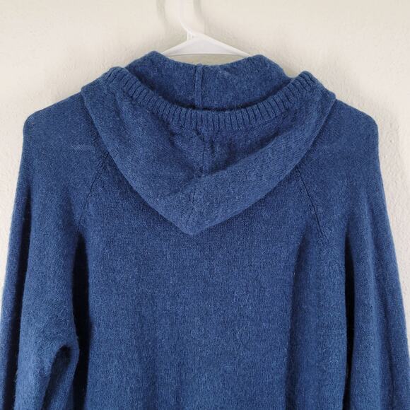 Standard Cloth Urabn Outfitters Pullover Henley Hood Sweater Men Large Blue - Picture 4 of 9